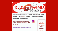 Desktop Screenshot of neulenettikahvila.fi