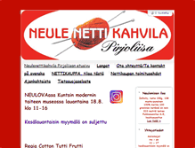 Tablet Screenshot of neulenettikahvila.fi